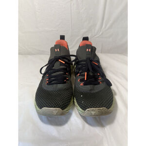 Under Armour x Project Rock 4 Mana Green Training Shoes Sz 10.5 3025940-304